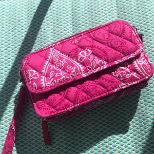 Vera Bradley all in one cross body wristlet